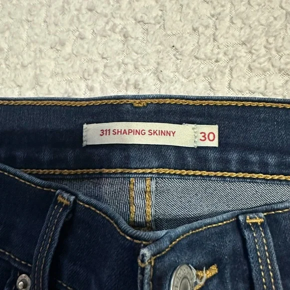 Women's Dark Blue Jeans - Picture 2 of 3